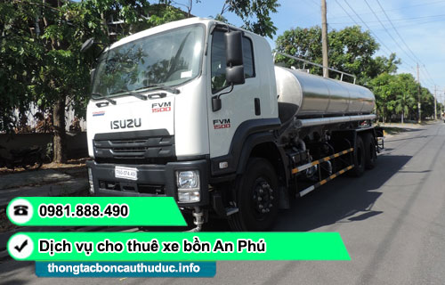 Cho thuê xe bồn chở nước sạch TP.HCM
