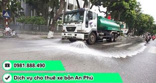 Cho thuê xe chở nước rửa đường TP.HCM