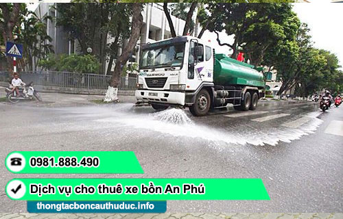 Cho thuê xe chở nước rửa đường TP.HCM
