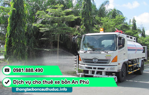 Cho thuê xe chở nước tưới cây TP.HCM