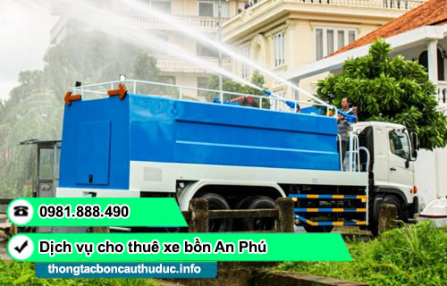Cho thuê xe chở nước tưới cây TP.HCM